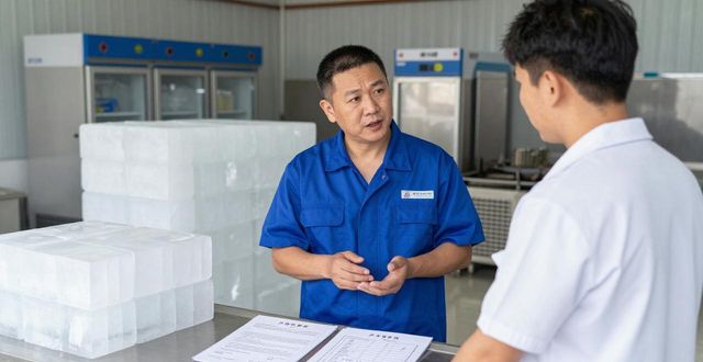 门头沟冰块订购的秘密：夏天烧烤摊老板都在用的方法