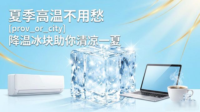 夏季高温不用愁 门头沟降温冰块助你清凉一夏