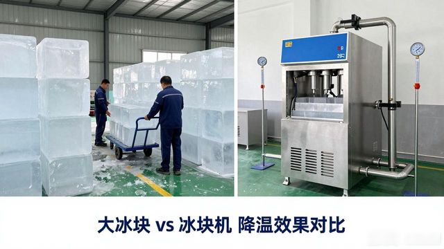 大冰块和冰块机哪个更划算_门头沟车间防暑降温大冰块_车间大冰块降温效果怎么样